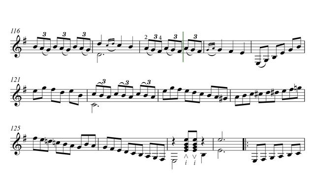 Р. Ниньо. "Звонарь". Видео партитуры