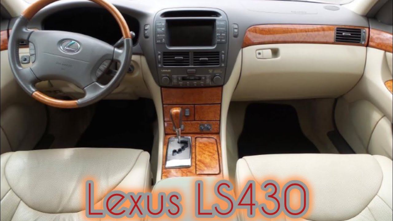Lexus LS430. Снятие ручек, козырьков, плафона, зеркала салонного, частично обшивы потолка.