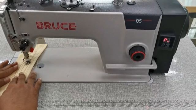 Bruce Q5 Single Needle Lockstitch Sewing Machine Demo смотреть онлайн