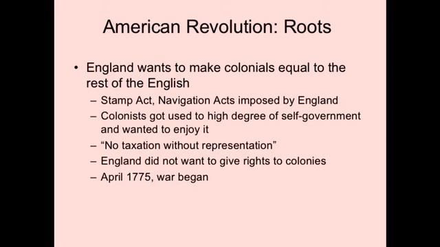 World History_Lecture 6 _American Revolution смотреть онлайн