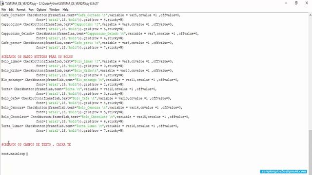 Criando TextBox e Labels Em Python Tkinter - 06 смотреть онлайн