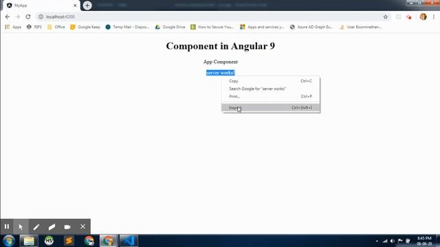 Components & Templates in Angular JS 9 & 10 смотреть онлайн