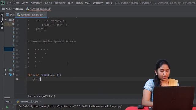 Nested Loops in Python | Pattern Printing Programs in Python | #10 ABC Python Tutorial for Beginner смотреть онлайн