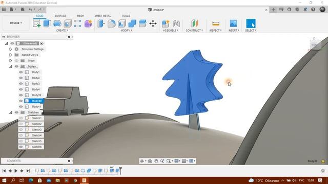 (Урок 5) Создание моделей, задание материалов и анимация в FUSION 360 от AutoDesk 1