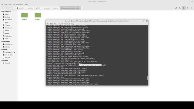Compile and run java project thru linux terminal смотреть онлайн
