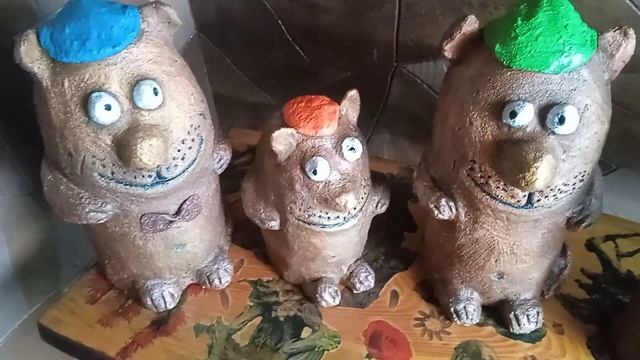 Садовые фигурки из плиточного клея. смотреть онлайн