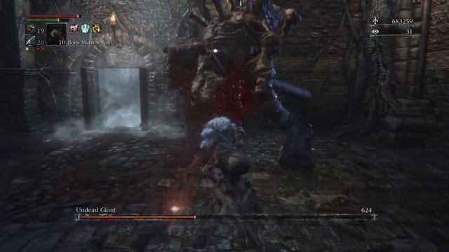 Bloodborne: Low-Level "All-Blood" Chikage vs. F/R/C Undead Giant смотреть онлайн