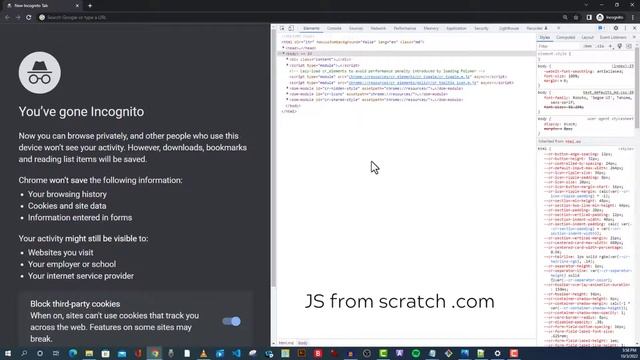 Getting started using devtools as a brand new JavaScript developer (JS From Scratch) смотреть онлайн