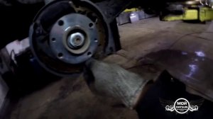 Замена задних колодок DATSUN