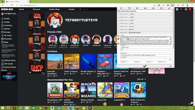 How to get you roblox account cookie смотреть онлайн