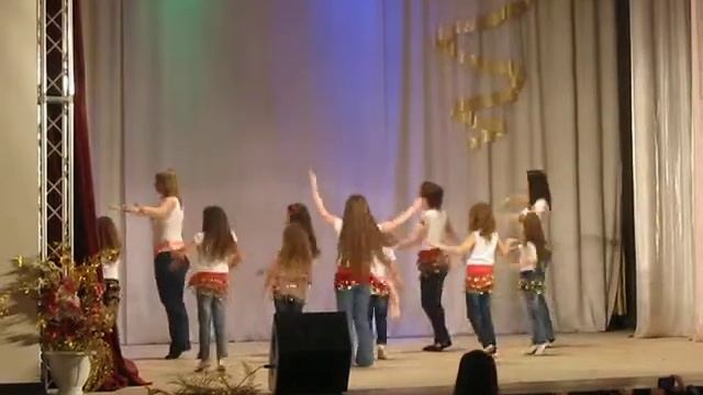 Восточные танцы для детей в Запорожье, студия "Басима" смотреть онлайн