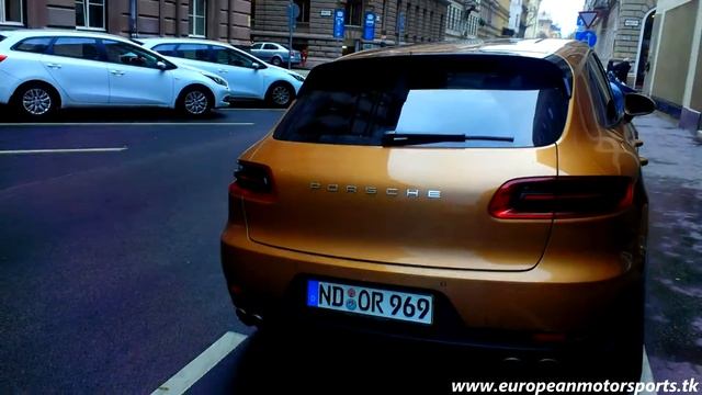 Copper wrapped Porsche Macan S walkaround in Budapest смотреть онлайн