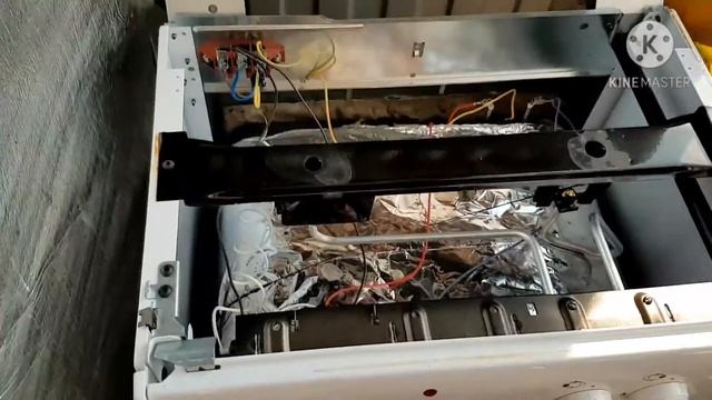 Как снять верхнюю панель плиты darina KM521 300 смотреть онлайн