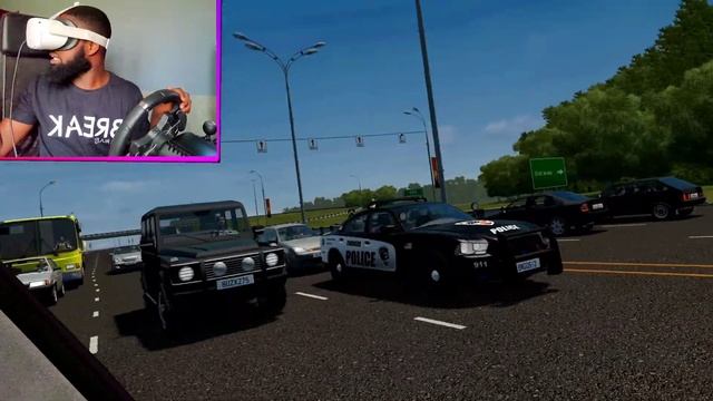 Audi Q8 - City Car Driving In VR HEADSET | Logitech G29 gameplay смотреть онлайн