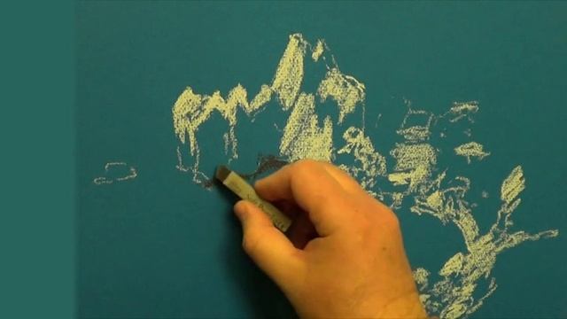 рисуем "Домик Чехова", пастель,мастер класс,Андрей Кулагин. смотреть онлайн