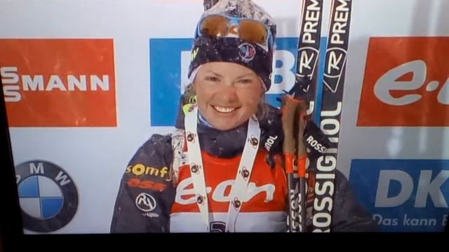Biathlon Canmore Women Mass Start / Medal Ceremony 2016 смотреть онлайн