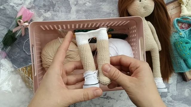 Вязальный влог одного дня. Реконструкция куклы . Набор для малыша ? смотреть онлайн