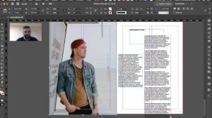 Верстка журнала с нуля в Adobe Indesign CC 2018 2 Первый разворот_v720P