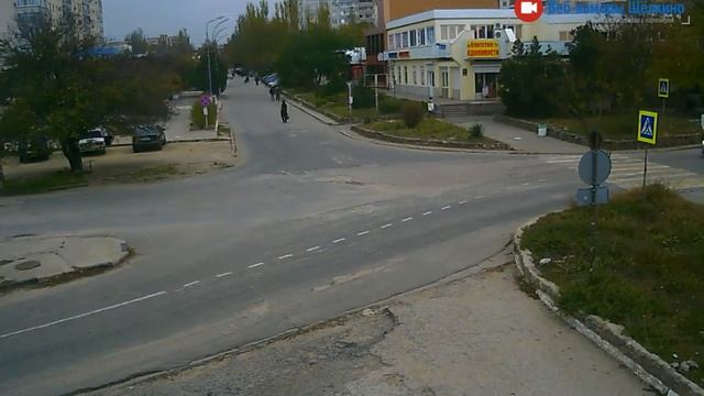 Перекрёсток в Щёлкино, 07.11.2015 - time-lapse с камеры 2 смотреть онлайн