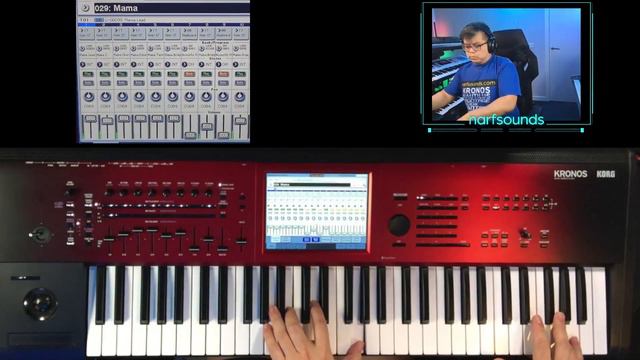 Mama Genesis | Korg Kronos 80s Booster Pack v2 | Synth Keyboard Cover Sounds Library смотреть онлайн