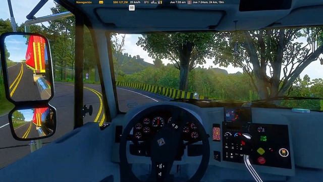 Colombia real map camino a rio sucio en la hermosa wordstar #americantrucksimulator смотреть онлайн