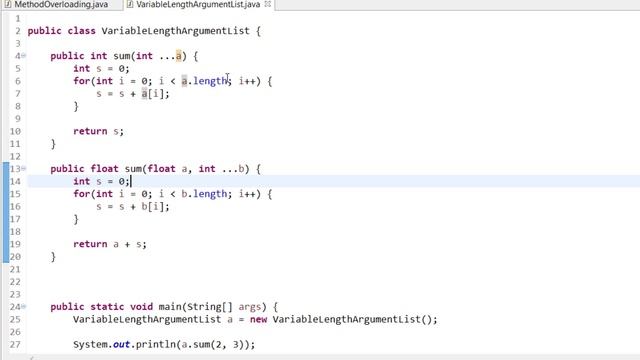 Java Tutorials: Variable Length Arguments (...arg) in Java смотреть онлайн
