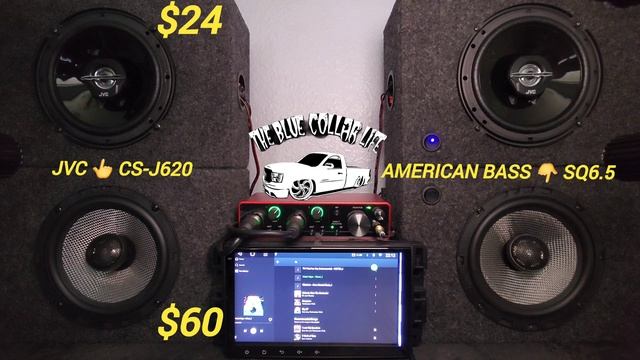JVC CS-J620 Vs American Bass SQ6.5 Speaker comparison смотреть онлайн