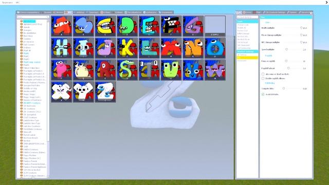 ВСЕ БУКВЫ АЛФАВИТ ЛОР В ГАРРИС МОД! СРАВНЕНИЕ РАЗМЕРОВ БУКВ АЛФАВИТ ЛОР ALPHABET LORE В Garry`s Mod