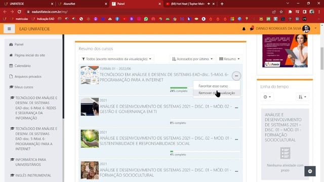 Primeiros passos no portal Aluno net e plataforma de atividades Moodle смотреть онлайн