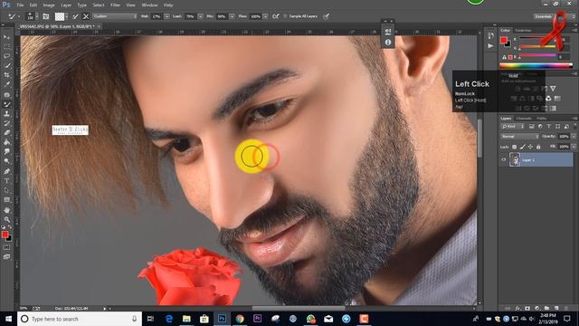 High-End Skin Retouching Manually in photoshop in Urdu \ Hindi смотреть онлайн