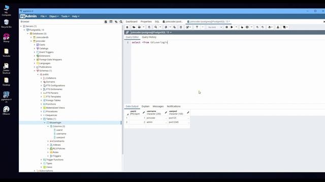 How to Create table ,procedure , get data in PostgreSQL смотреть онлайн