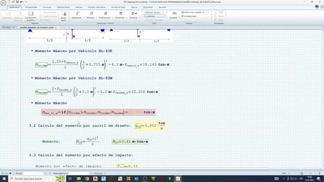 diseño manual de puente losa utilizando mathcad prime (2/2) смотреть онлайн