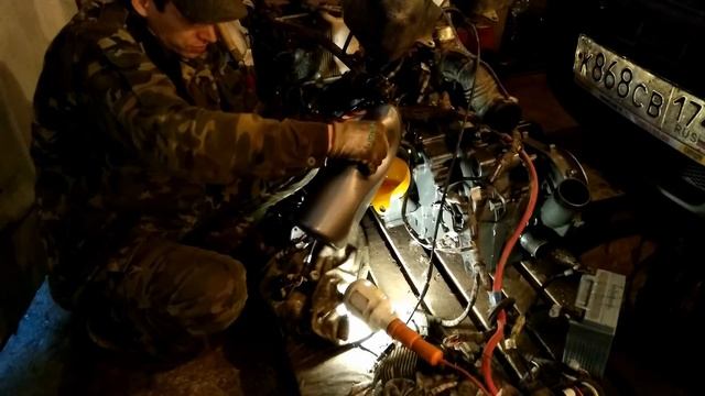 Stels 700D проект DROVA часть 28 Масло антифриз и запуск ДВС на полу смотреть онлайн