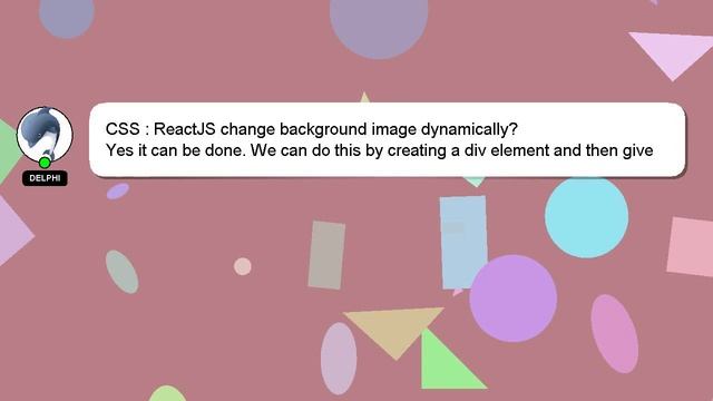 CSS : ReactJS change background image dynamically? смотреть онлайн