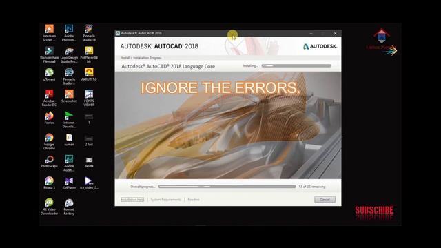 AutoCad 2018 Installation смотреть онлайн