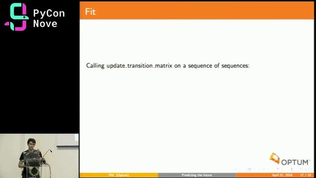 P. Mascolo - Predicting future state using High Order Markov Chains смотреть онлайн