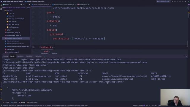Docker Foundations Module 05 004 Deploy a Minimal Flask Application смотреть онлайн