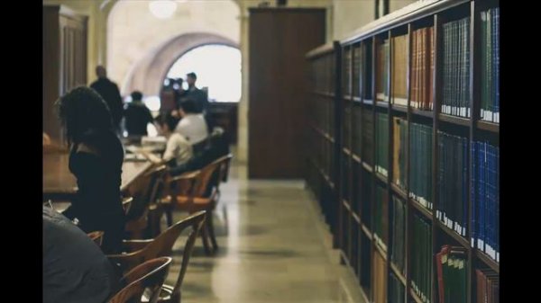 Звуки библиотеки. Sounds of library for studying.