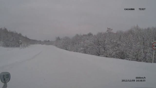 г Оха, Сахалин, в объективе видеорегистратора #03 смотреть онлайн