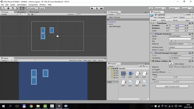 Простая логическая игра в Unity 5 | #01 смотреть онлайн
