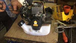 Ремонт бензо-триммера 26см.куб.в природе!) СутьПростота...