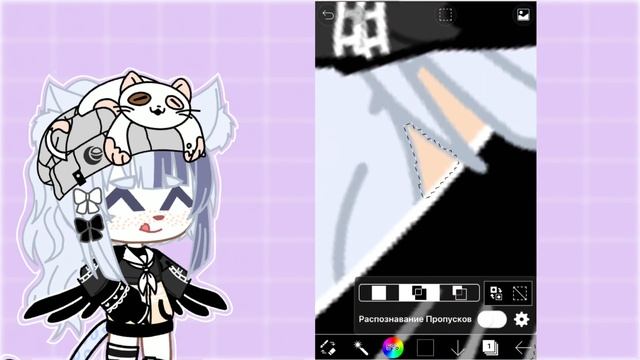 {Туториал}~Как аккуратно вырезать персонажа??|| Gacha Club||Gacha Life смотреть онлайн