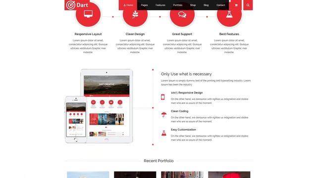 Dart - The Advanced Wordpress Business Theme смотреть онлайн