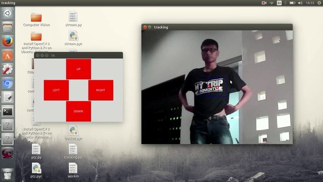 OpenCV Python + PTZ Camera target locking смотреть онлайн