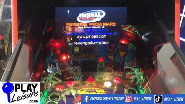Aliens are Attacking! It's The Revenge From Mars Pinball Table... смотреть онлайн