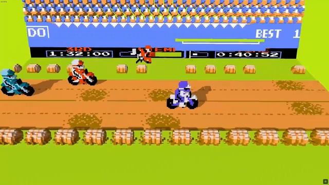 Excitebike Nintendo Game NES 3D Mode With 3DSen смотреть онлайн