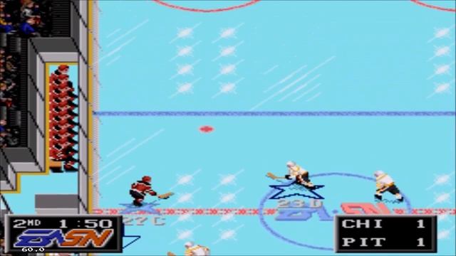 NHLPA Hockey '93 Sega Genesis Gameplay HD смотреть онлайн