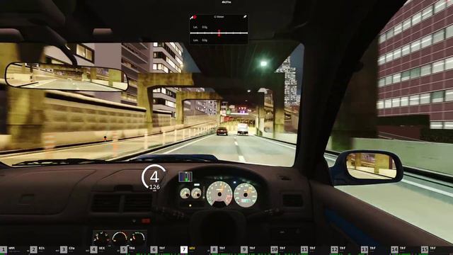 SUBARU 22B STi - Shutoko Highway Express drive around - Assetto Corsa смотреть онлайн