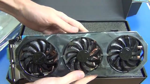 Gigabyte GeForce GTX970 (GV-N970G1 GAMING-4GD) - распаковка смотреть онлайн
