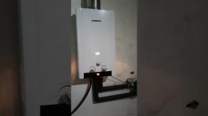 газовая колонка на отопление.